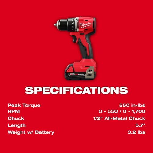 M18 Compact Brushless Drill/Driver, Impact Driver Kit 6 M18 Compact Brushless Drill/Driver, Impact Driver Kit