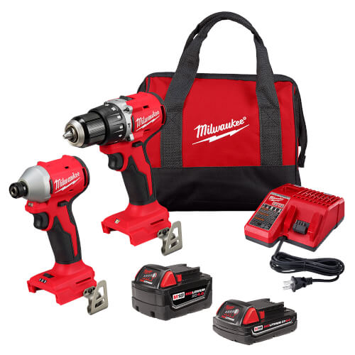 M18 Compact Brushless Lithium-Ion Hammer Drill & Impact Driver Kit