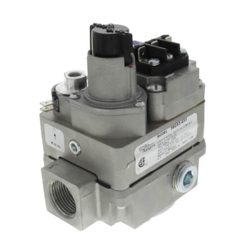 3/4" X 3/4" Universal Gas Valve, 24 VAC, Side Outlets Tapped And Plugged