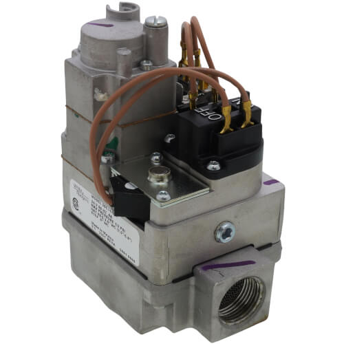 3/4" X 3/4" Gas Valve, 24 VAC, 0.9" Step