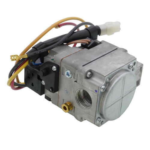 3/4" X 3/4" Gas Valve, 24 VAC, With Cable Connector For Damper Control, Fast Opening