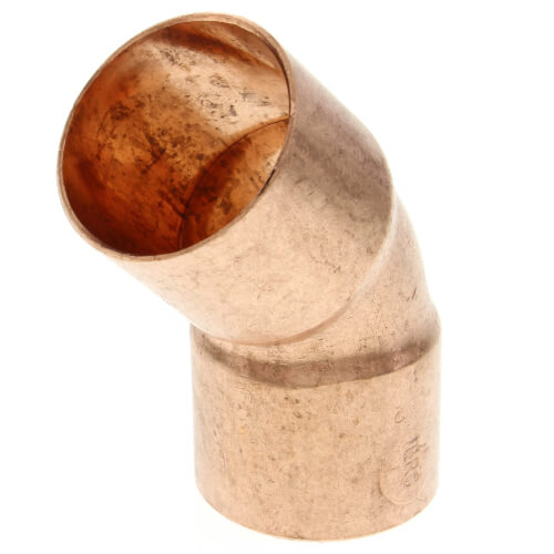 1-1/8" OD ACR Copper 45° Elbow