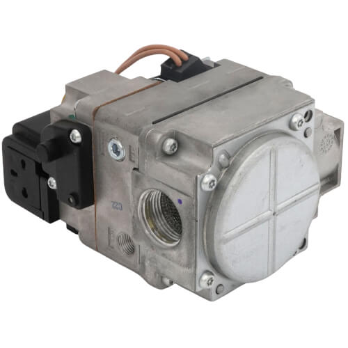 3/4" X 3/4" Gas Valve, 24 VAC, Redundant (Pilot) Valve, Plug In Pilot Socket On Outlet Side, No LP Kit
