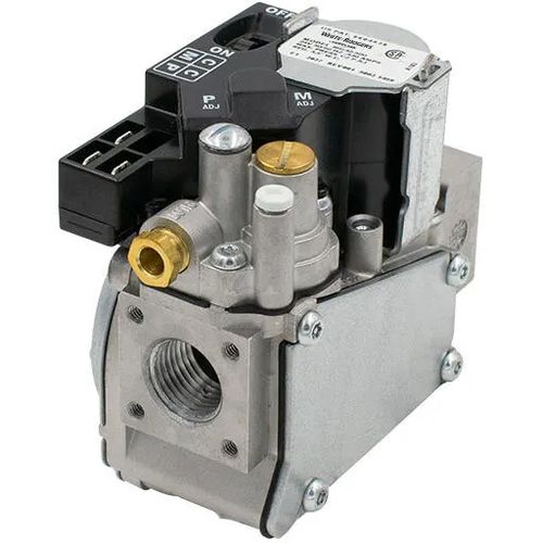 1/2" x 1/2" NPT Universal Gas Valve, 24 VAC, Single Stage, Slow Opening, LP Kit, and 1/4" Connectors