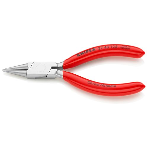 5" Electronics Gripping Pliers w/ Round-Pointed Tips (Chrome-Plated)