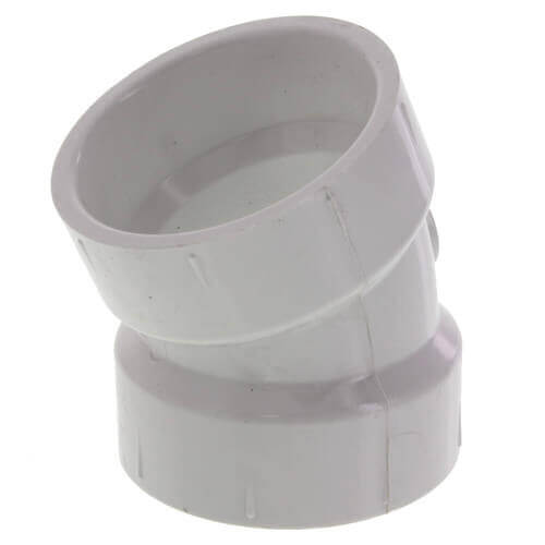 12" PVC DWV 22.5Â° Elbow