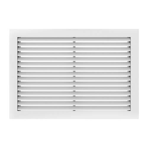 10" x 6" (Wall Opening Size) Satin Anodized Aluminum Double Deflection Register (HVD Series)