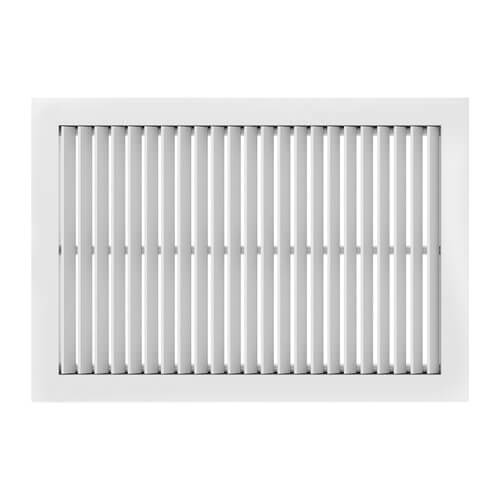 10" x 6" (Wall Opening Size) Satin Anodized Aluminum Double Deflection Register (HVD Series)