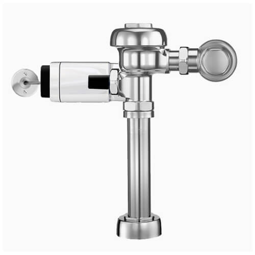 111-SFSM Exposed Sensor Hardwired Water Closet Flushometer, Dual-Filtered Bypass, True Mech. Override (1.6 GPF/6.0 LPF)