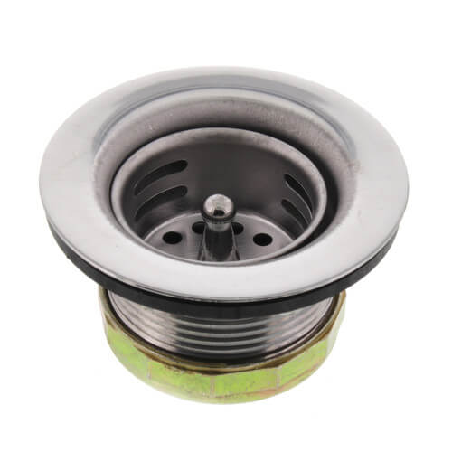 2-1/2" Junior Duo Bar Sink Strainer & Basket (Stainless Steel)