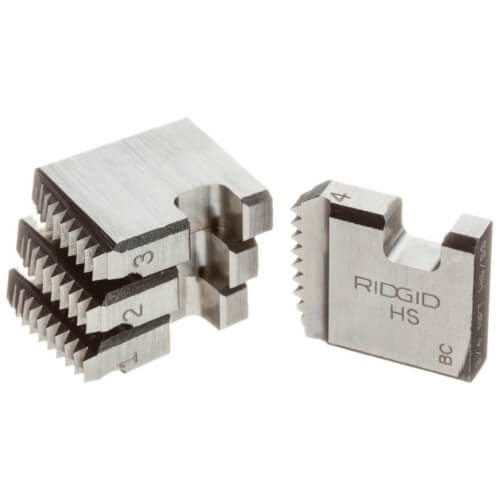 3/4" 12-R NPT High Speed Threading Dies for Stainless Steel, RH (Pack of 4) 2 3/4" 12-R NPT High Speed Threading Dies for Stainless Steel, RH (Pack of 4)