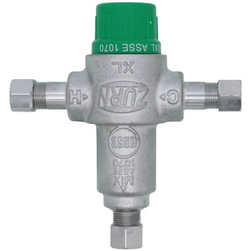 3/8" Thermostatic Mixing Valve, Lead Free (Compression)