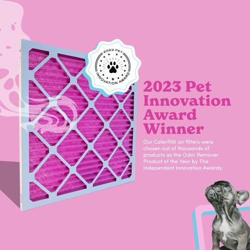 20" x 20" x 4" Color Changing Air Filter for Home & Pet Odors (MERV8) 6 20" x 20" x 4" Color Changing Air Filter for Home & Pet Odors (MERV8)