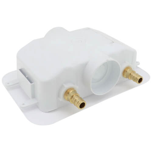 Centro II Expansion PEX Assembled Washing Machine Outlet Box w/ 1/4 Turn (Standard Pack)