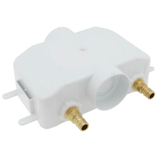 Centro II Expansion PEX Assembled Washing Machine Outlet Box w/ Water Hammer Arrestor, 1/4 Turn (Standard Pack)