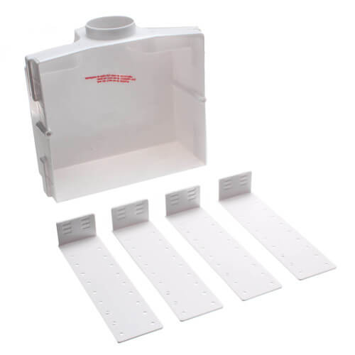 Sure-Vent Wall Box with Metal Grille Faceplate 3 Sure-Vent Wall Box with Metal Grille Faceplate