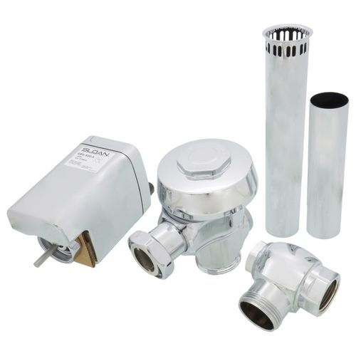 Royal 111 SFSM Exposed Battery-Powered Sensor Water Closet Flushometer, True Mechanical Override (1.6 GPF/6.0 LPF)