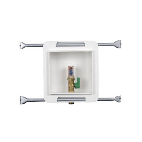 Fire Rated Ice Maker Outlet Box, Sweat, 1/4 Turn, Copper, Hammer, Low Lead, 39121