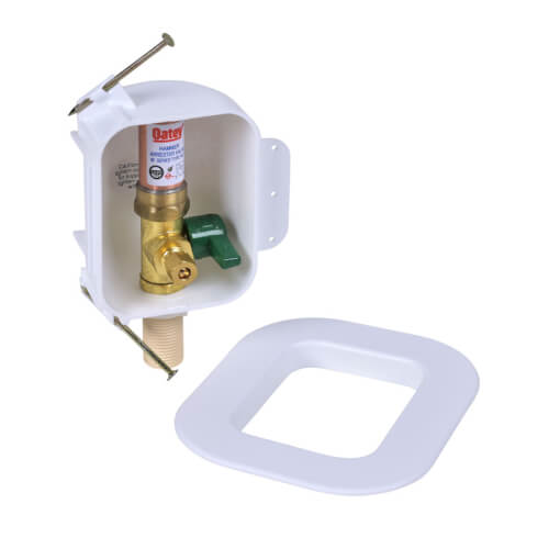 I2K CPVC Ice Maker Outlet Box w/ Water Hammer Arrestor, 1/4 Turn, Low Lead (Contractor Pack)