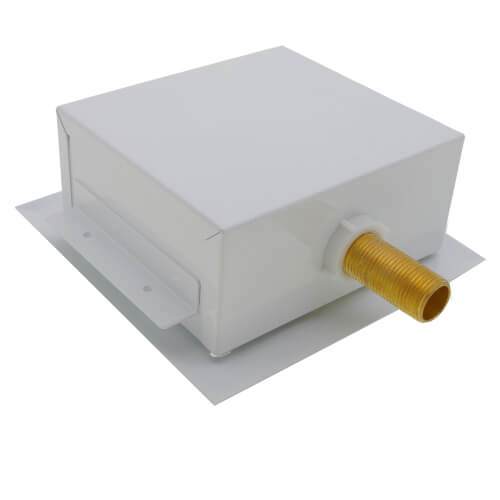 Metal Copper Ice Maker Outlet Box w/ Water Hammer Arrestor, 1/4 Turn, Low Lead (Standard Pack) 2 Metal Copper Ice Maker Outlet Box w/ Water Hammer Arrestor, 1/4 Turn, Low Lead (Standard Pack)