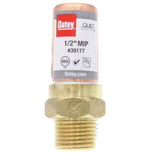 1/2" Quiet Pipes Male Straight Hammer Arrestor, AA