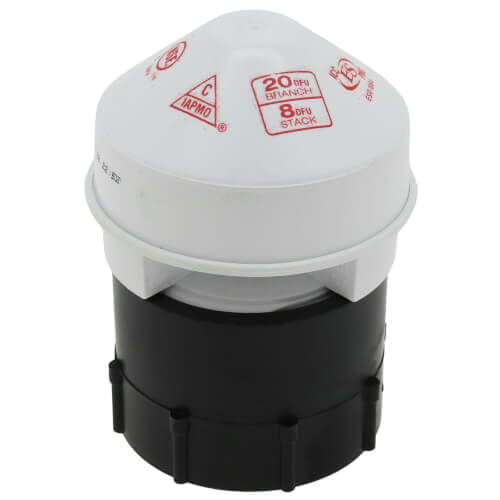 20 DFU Sure-Vent Air Admittance Valve w/ 1-1/2" ABS Schedule 40 Adapter