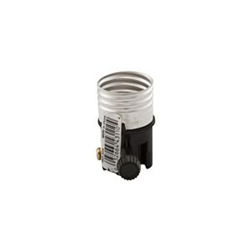 Lampholder, Turn Knob, Medium Base, Phenolic, 3-Way, 2-Circuit, 250V, 250W, Side Wiring 431104, 3925-BOX
