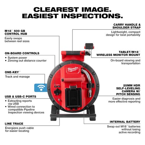 M18 100' Flexible Modular Pipeline Inspection System 4 M18 100' Flexible Modular Pipeline Inspection System