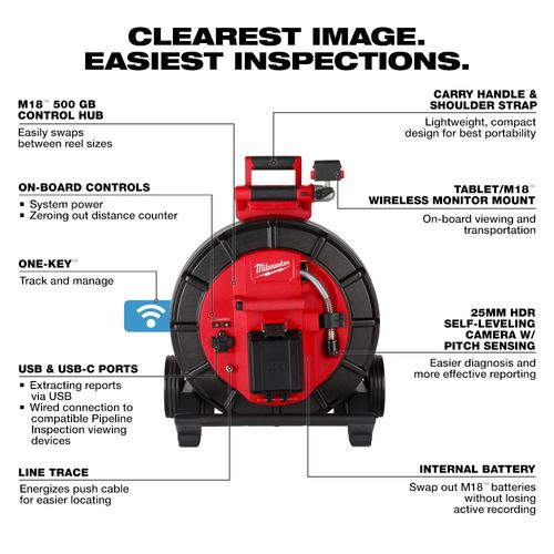 M18 200' Mid-Stiff Modular Pipeline Inspection System 3 M18 200' Mid-Stiff Modular Pipeline Inspection System