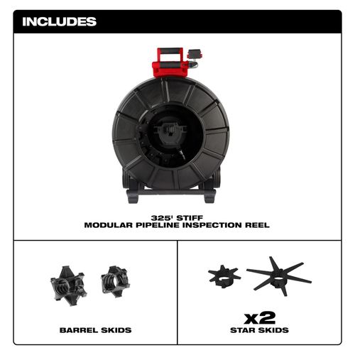 325' Stiff Modular Pipeline Inspection Reel
