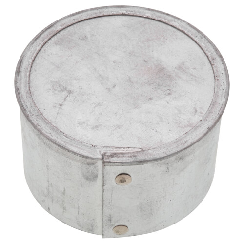 3" 26 Ga Galvanized Clean Out Cap