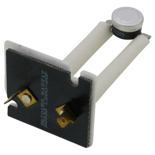 1/2" Bimetal Disc Board Mount Limit Control, Opens At 200 Degrees F, Closes At 180 Degrees F