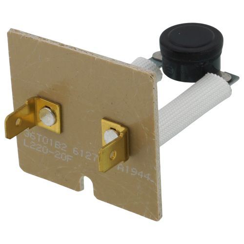 1/2" Bimetal Disc Board Mount Limit Control, Opens At 220 Degrees F, Closes At 200 Degrees F