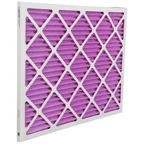 20" x 25" x 1" Color Changing Air Filter for Home & Pet Odors (MERV8)