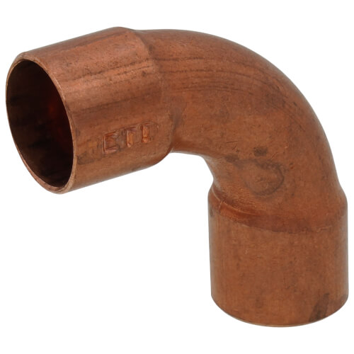 1/2" OD ACR Copper 90° Long Turn Elbow