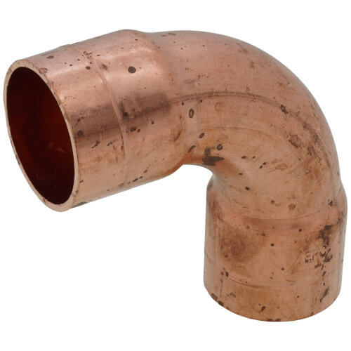 1-1/8" OD ACR Copper 90° Long Turn Elbow