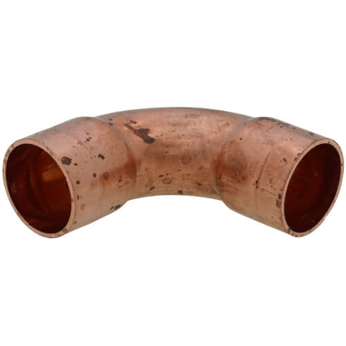 1-1/8" OD ACR Copper 90° Long Turn Elbow
