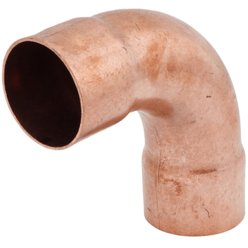 2-1/8" OD ACR Copper 90° Long Turn Elbow