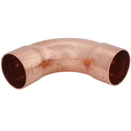 2-1/8" OD ACR Copper 90° Long Turn Elbow