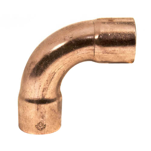2-5/8" OD ACR Copper 90° Long Turn Elbow