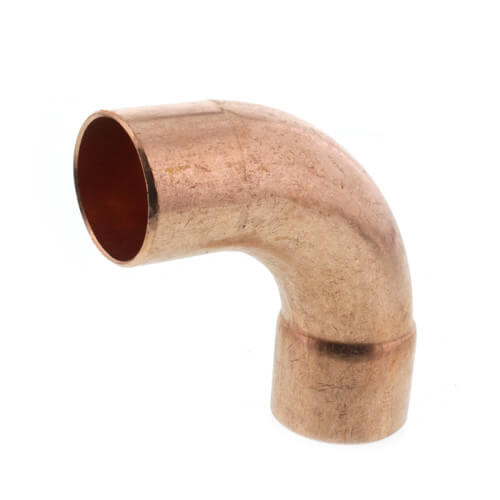 1-3/8" OD ACR FTG x Copper 90° Long Turn Street Elbow