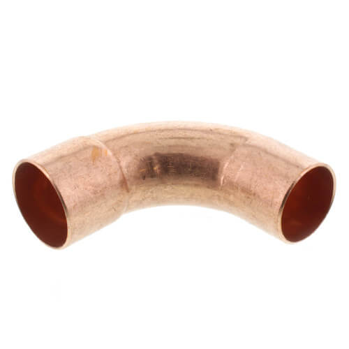 1-3/8" OD ACR FTG x Copper 90° Long Turn Street Elbow