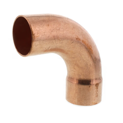 1-5/8" OD ACR FTG x Copper 90° Long Turn Street Elbow