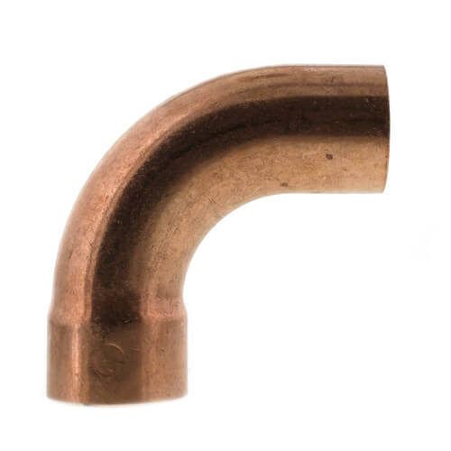 1-5/8" OD ACR FTG x Copper 90° Long Turn Street Elbow