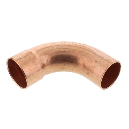 1-5/8" OD ACR FTG x Copper 90° Long Turn Street Elbow