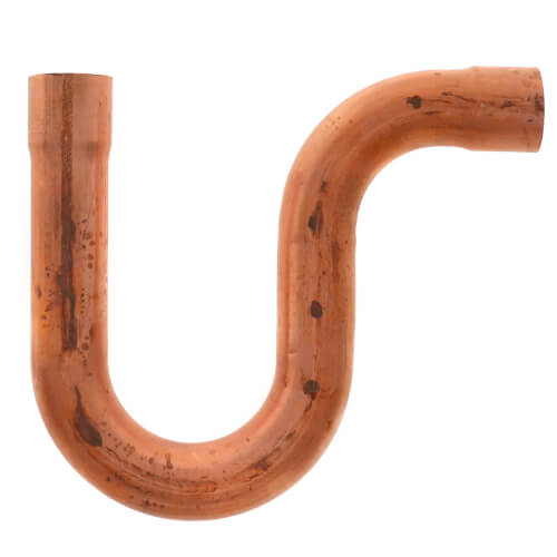1-1/8" OD ACR Copper Suction Line P-Trap