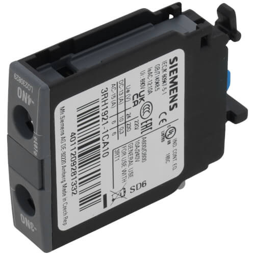 1 N/O Aux Contact