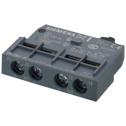 Auxiliary Switch, 1NO/1NC, Transverse, for 3RV2 Circuit Breakers
