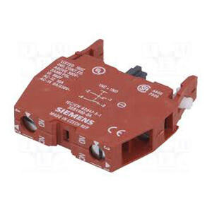 Auxiliary Contact Block, 1N/O 1N/C (Front Plate Mounting, 10A, 660V)