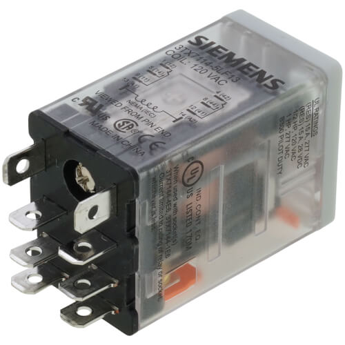 120V DPDT 8 Pin Miniature Socket Relay (15A)